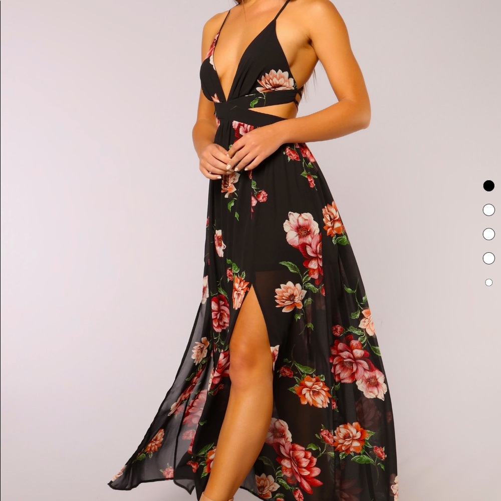 Floral maxi dress🔥
